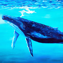 Load image into Gallery viewer, Into the Blue Whale Art Print
