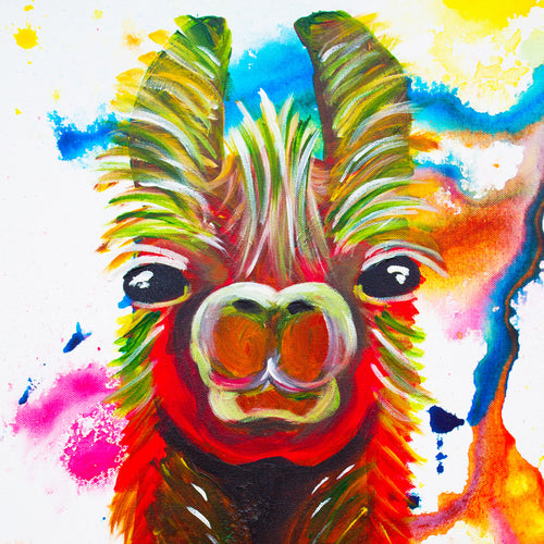 Llama Art Print