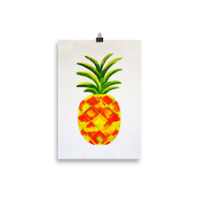 Load image into Gallery viewer, Golden Pineapple Art Print - 20 x 30 cm
