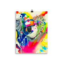 Load image into Gallery viewer, Colourful Koala Art Print 30 x 40cm
