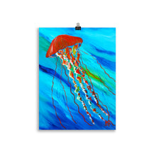 Load image into Gallery viewer, Jellyfish Art Print - 30 x 40 cm
