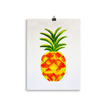 Load image into Gallery viewer, Golden Pineapple Art Print - 30 x 40 cm
