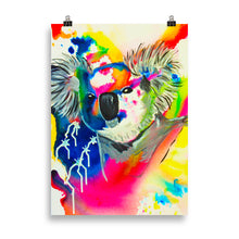 Load image into Gallery viewer, Colourful Koala Art Print 50 x 70cm
