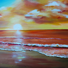 Load image into Gallery viewer, Sunset Beach Art Print
