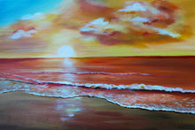 Load image into Gallery viewer, Sunset Beach Art Print 
